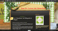 Desktop Screenshot of danslescuisinesdesmonasteres.com